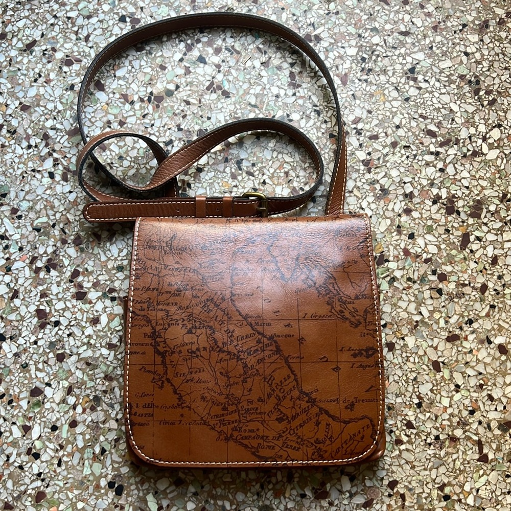 Patricia Nash Granada Crossbody in Signature Map